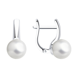 Серьги 94022487 (Ag 925)