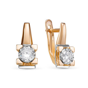 Серьги 1200145 (Au 585)