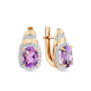 Серьги 02-3-500-0201-011 (Au 585)