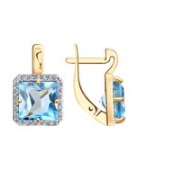 Серьги 728405 (Au 585)