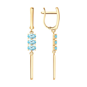 Серьги 51-321-02992-1 (Au 585)