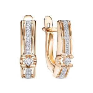 Серьги 1207667 (Au 585)