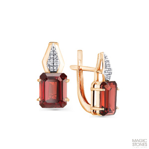 Серьги 02-2-595-0301-011 (Au 585)