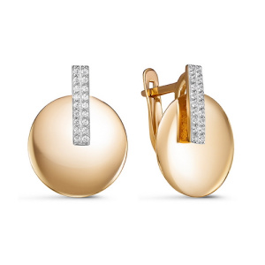 Серьги 128007 (Au 585)