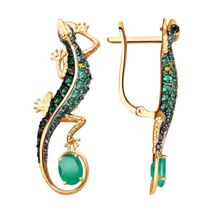 Серьги 728059 (Au 585)