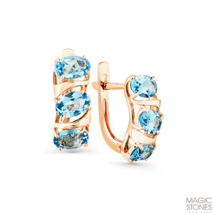 Серьги 02-2-839-1300-010 (Au 585)