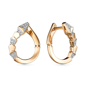 Серьги 25763-100 (Au 585)