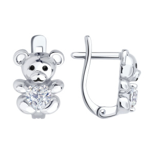 Серьги 94-120-02321-1 (Ag 925)