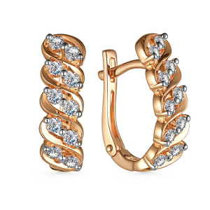 Серьги 24932-100 (Au 585)