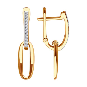 Серьги 0200364 (Au 585)