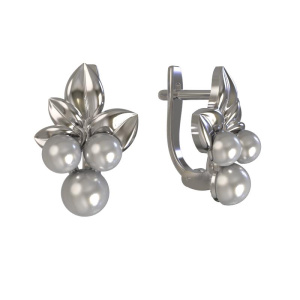 Серьги 1029222-01250-2S (Ag 925)