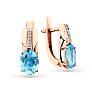 Серьги 02-3-155-1301-011 (Au 585)