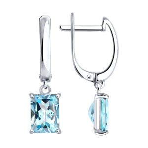 Серьги 92023187 (Ag 925)