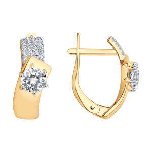 Серьги 027434 (Au 585)