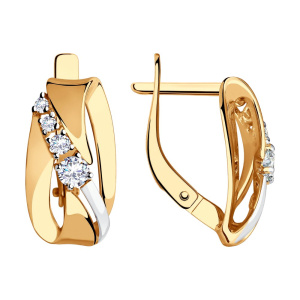 Серьги 028748 (Au 585)