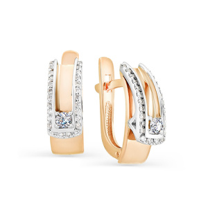 Серьги 2-106-918 (Au 585)