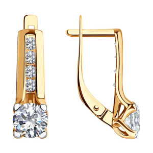 Серьги 028762 (Au 585)