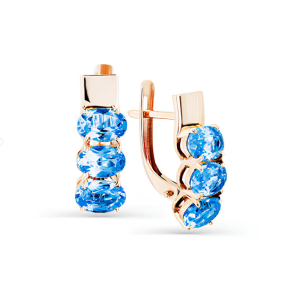 Серьги 02-3-126-1300-010 (Au 585)