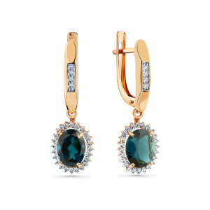 Серьги 02-3-594-1101-011 (Au 585)