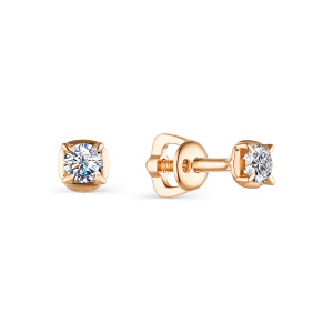 Серьги 23628-100 (Au 585)