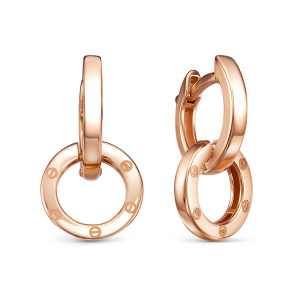 Серьги 120614 (Au 585)