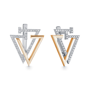 Серьги 4219-21001-1 (Au 585)