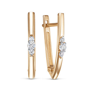 Серьги 1203339 (Au 585)