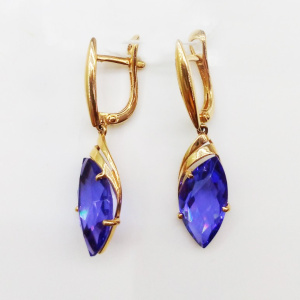 Серьги 21803419 (Au 585)