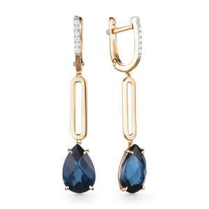 Серьги 21803385 (Au 585)