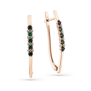 Серьги 2-108384-00-01 (Au 585)