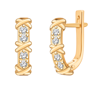 Серьги 22086 (Au 585)