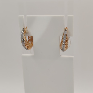 Серьги 21166 (Au 585)