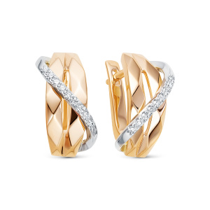 Серьги 3736-210 (Au 585)