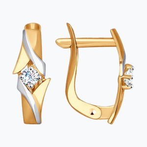 Серьги 027311 (Au 585)