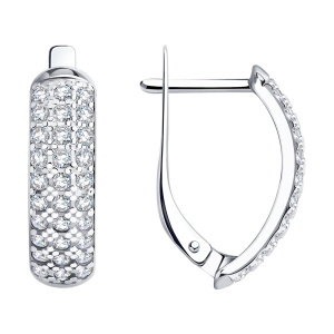 Серьги 94020058 (Ag 925)