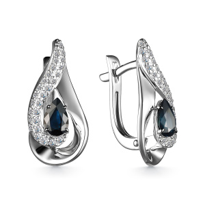 Серьги 25348-202 (Au 585)