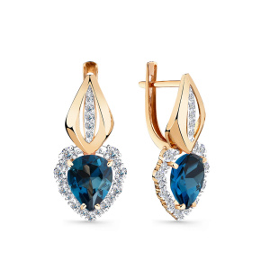 Серьги 02-3-526-1101-011 (Au 585)