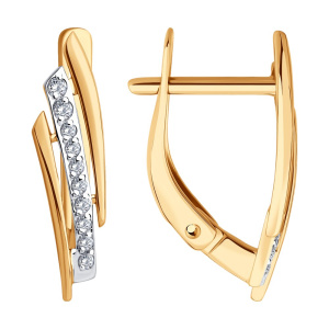 Серьги 51-120-02875-1 (Au 585)