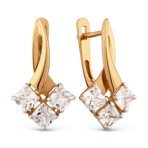 Серьги 033562-1102 (Au 585)