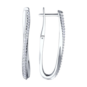 Серьги 94-120-02076-1 (Ag 925)