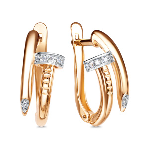 Серьги 822716р (Au 585)