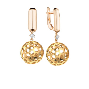 Серьги П2708407 1 1 1 (Au 585)