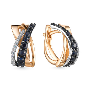 Серьги 24777-102 (Au 585)