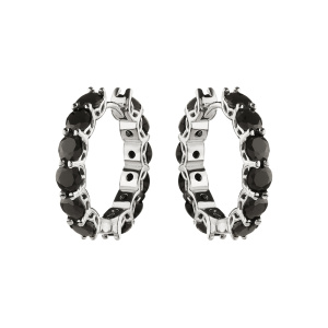 Серьги K2-AW-10350-bk (Ag 925)