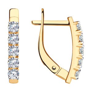 Серьги 029484 (Au 585)