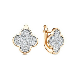 Серьги 122653 (Au 585)