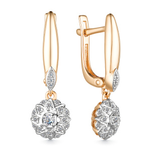 Серьги 25700-100 (Au 585)