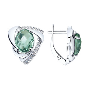 Серьги 92022059 (Ag 925)