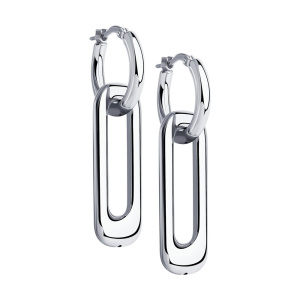 Серьги 94024332 (Ag 925)