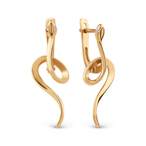 Серьги 034432-1102 (Au 585)